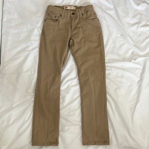 Levi’s boys 511 slim jeans, khaki